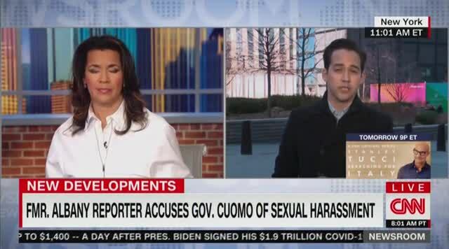 CNN: Fmr. Albany Reporter Accuses Gov. Cuomo of Sexual Harassment