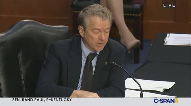 Sen. Paul Hammers Dr. Fauci on ‘Theater’ of Requiring Covid-Immune Americans to Keep Wearing Masks