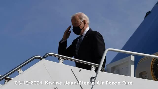 W.H. Spox Peppered with Questions About Joe Biden Fall Aboard Air Force One: ‘I Almost Fell Myself’