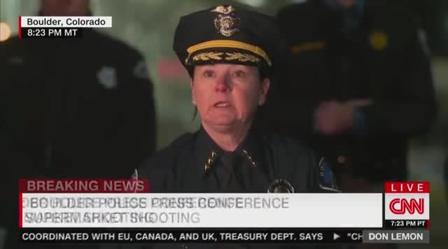 Boulder Police Chief: Among the 10 Fatalities Is One Police Officer; This Investigation Is Complex