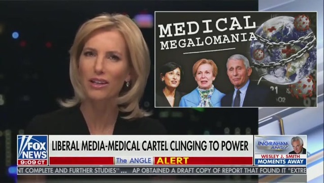 Ingraham on Vaccine Passport: Big Tech Is Excited To Capture More of Your Data and Help the Gov’t Track You
