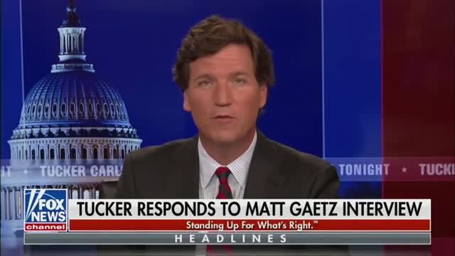 Tucker on Matt Gaetz Interview: One of the Weirdest Interviews I’ve Ever Conducted