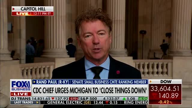 Rand Paul: ‘Dr. Fauci Should Be Voluntarily Removed from TV,’ What He Says Is Such Fear-Mongering