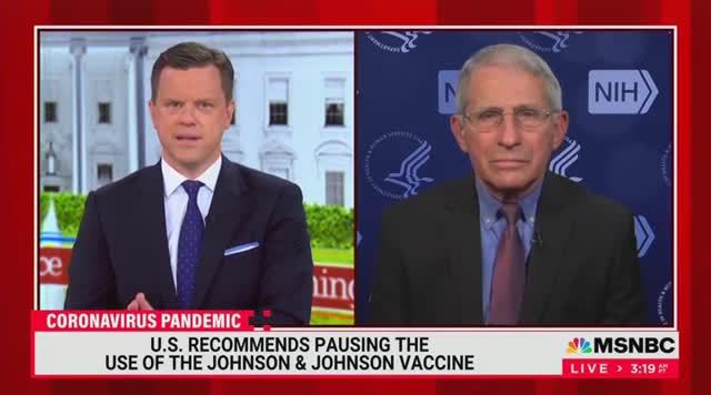 Dr. Fauci on J&J Vaccine Pausing: This Is a Confirmation of How Seriously We Take Safety