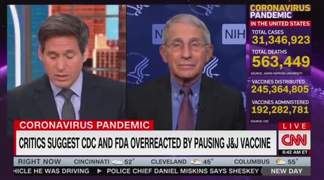 CNN to Dr. Fauci: ‘How Dangerous Is It’ for Tucker Carlson to Question Covid Vaccines?