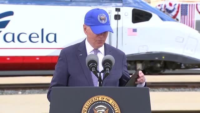 Joe Biden Seems to Get Lost as He Struggles to Tell a Story About Amtrak