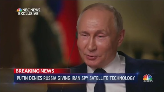 Putin Denies Claims Russia Offers To Supply Iran with Spy Satellite Technology: ‘It’s Just Nonsense Garbage’