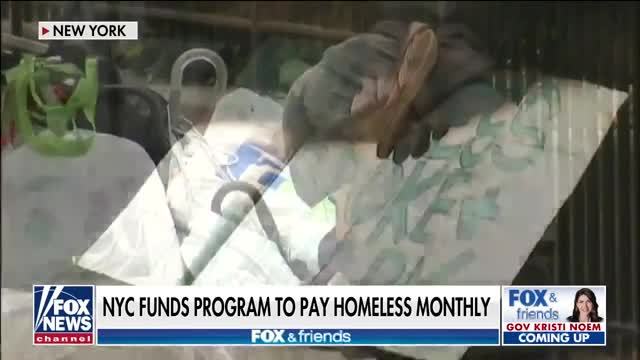 Fox News: NYC Gives $1,200 Monthly to Homeless People to Fight Homelessness Crisis