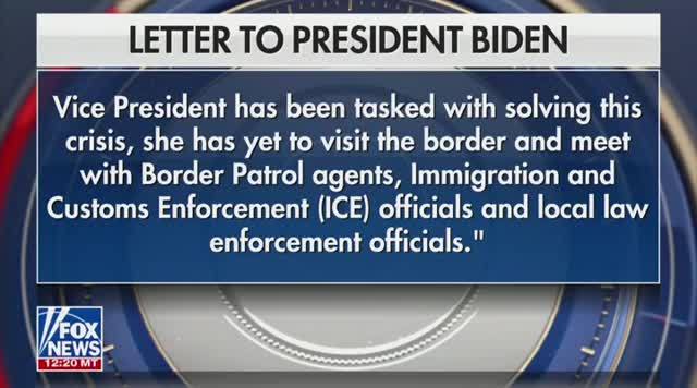 Fox News: 56 House Republicans Urge Biden to Remove Kamala Harris from Border Role