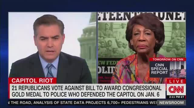 Maxine Waters: ‘I’m Told’ Capitol Riot Mob Was Organized by the Trump Campaign