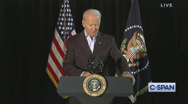 Biden Gets Tongue Tied in Explaining What He Told Families of Apartment Collapse Victims