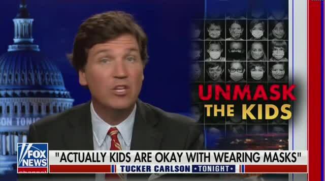 Tucker on Dangers of Masking Children: We Don’t Need a Medical Degree to Know that Fresh Air Is Good Because People Need Oxygen
