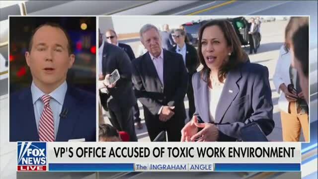 Raymond Arroyo Delivers Kamala Harris Story of Workplace Toxicity with Ominous Music