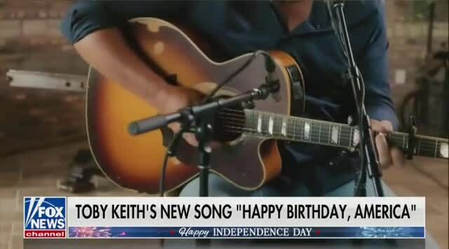 Toby Keith Sings ‘Happy Birthday, America — Whatever’s Left of You’