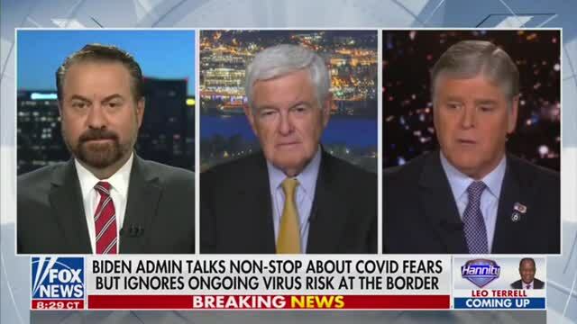 Newt Gingrich: Biden Letting in Immigrants with Covid Is the Most Destructive Anti-American Policy