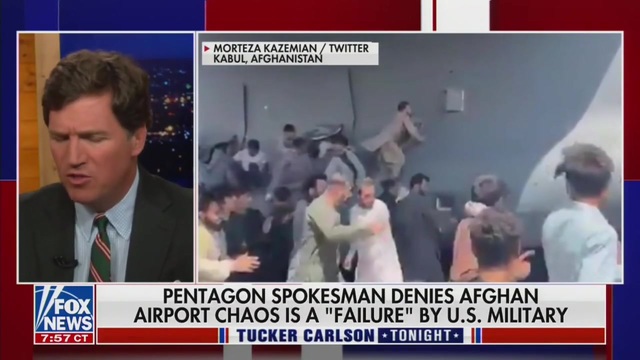 Tucker Likens Wearing Masks to Burqas Which the Taliban Would Likely Require Afghan Women to Wear