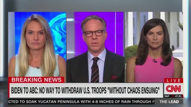 CNN’s Jake Tapper: Joe Biden Does Not Want to Talk About His ‘Inept’ Afghanistan Withdrawal