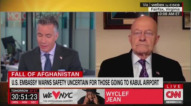 Clapper: ‘I Know for a Fact’ that Biden Was Briefed on Afghanistan Consistently When He Was VP