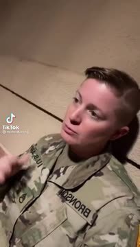 Woke Soldier Says She’ll Shoot Americans Who Disobey Her If Martial Law Is Declared