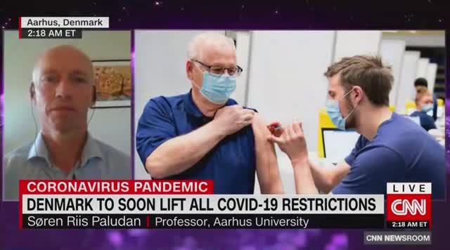 Professor: Denmark Lifting All Covid-19 Restrictions Is Due to High Vax Compliance