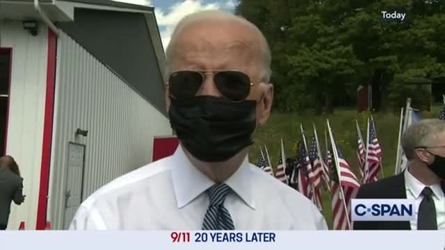 At 9/11 Memorial Event, Biden Rants About Boxing Trump, Florida, and Robert E. Lee