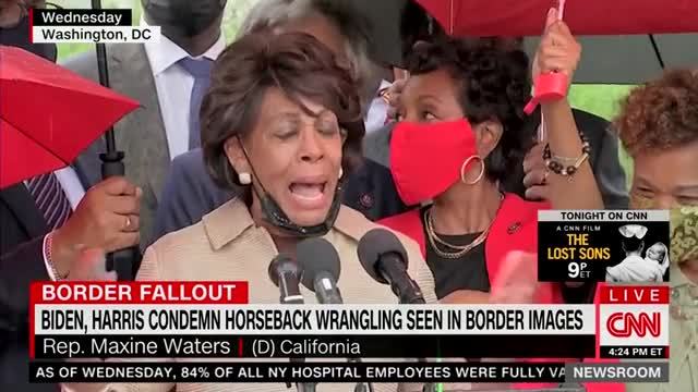 Waters: Biden Should Know Better than Having ‘Horses Chasing Down Black People’
