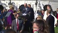 ‘I Tell You What;’ Confused President Biden Attempts To Talk Into Microphone Over Blaring Music