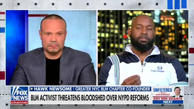 BLM’s Hawk Newsome Clashes with Dan Bongino on Condemning Riots and Violence