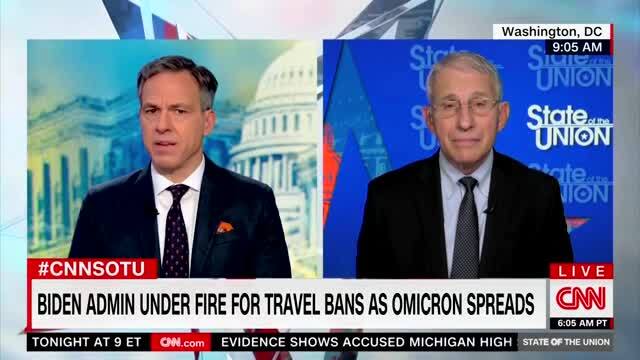 Fauci: Hopefully the Travel Ban for South African Countries Will Be Lifted ‘in a Reasonable Period of Time’