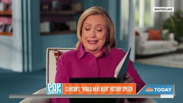 Hillary Clinton Cries While Reading Her Would-Be Victory Speech from the 2016 Election