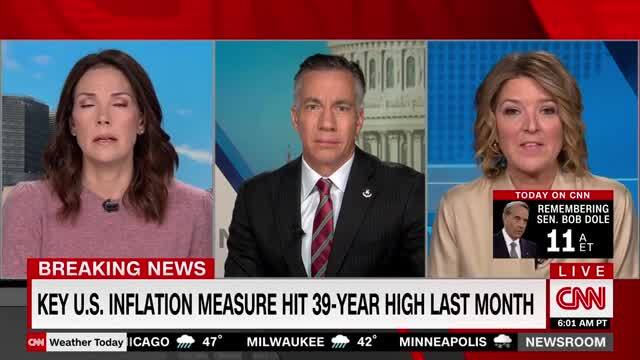 CNN’s Romans on Skyrocketing Inflation: ‘Gut Punch for American Consumers’
