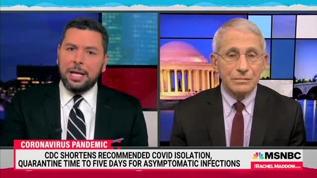 Fauci: People Who Are Vaccinated But Not Boosted Have the Same Degree of Risk as the Unvaccinated