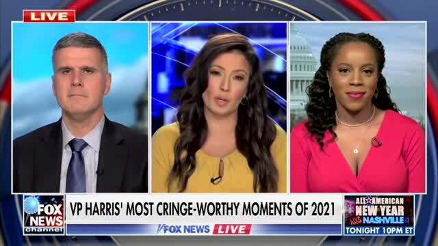 Fox News Plays a Montage of VP Harris’ Most Cringe-Worthy Moments of 2021