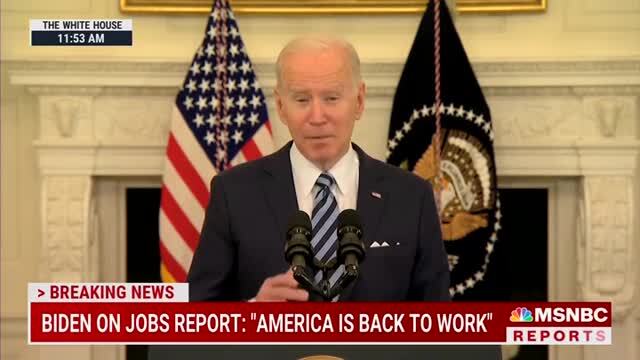 Biden: The Covid Crisis Has Been Cut in Half in Three Weeks