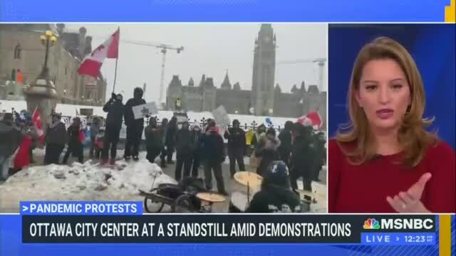 MSNBC Warns of Canadian ‘Insurrection,’ Details Threats of Plinko, Pizza Ovens, and Hot Tubs